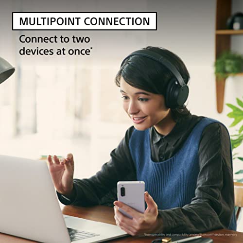 Sony WH-CH720N Wireless Noise Cancelling Over-Ear Headphones, Black - color: Black