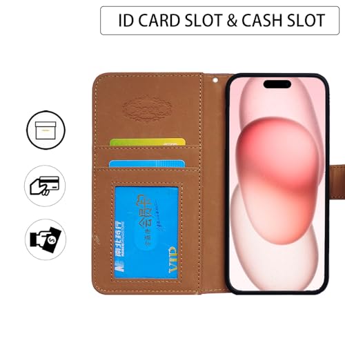 RFID Safe Case for iPhone 15 Pro Max,RFID Blocking,Yellow Sunflower Butterfly Leather Flip Phone Case Wallet Cover with Card Slot Holder Kickstand for iPhone 15 Pro Max - color: Yellow Sunflower Butterfly