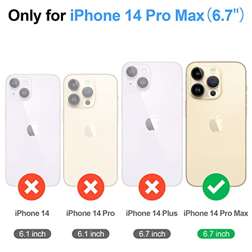 SkyEagle Compatible with MagSafe iPhone 14 Pro Max Wallet Case,Brown | Detachable Magnetic Credit Card Holder,RFID Blocking,PU Leather,Kickstand,Flip Phone Case,Shockproof Cover for Men & Women - color: Brown, size: iPhone 14 Pro Max - 6.7"