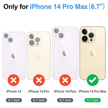 SkyEagle Compatible with MagSafe iPhone 14 Pro Max Wallet Case,Brown | Detachable Magnetic Credit Card Holder,RFID Blocking,PU Leather,Kickstand,Flip Phone Case,Shockproof Cover for Men & Women - color: Brown, size: iPhone 14 Pro Max - 6.7"