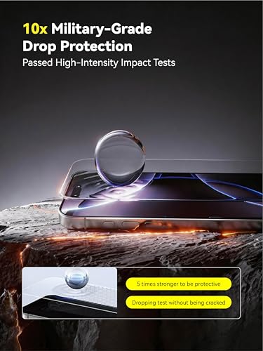 3 Pack Screen Protector with Phone Case for iPhone 15, 2 Pack Camera Lens Protector, Tempered Glass, Easy Install Frame, 9H Hardness, Bubble Free, HD Clear, Full Coverage