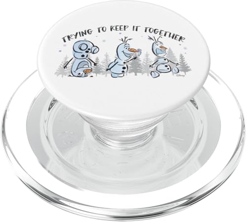 Frozen - Olaf Trying To Keep It Together PopSockets PopGrip for MagSafe - style: Magnetic PopGrip