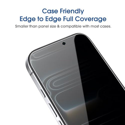 amFilm OneTouch for iPhone 17 Pro Privacy Screen Protector 6.3'' 2025 - size: 17P-6.3”