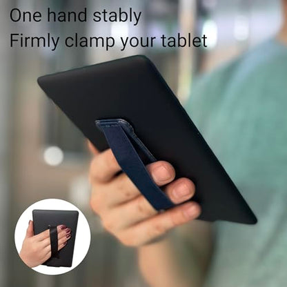 Hand Holder Strap for ipad, Tablet Hand Holder Strap, Universal Handle Grip for iPad Kindle, Mini Tablets and Cases (Navy Blue) - 2PC - color: 2Navy Blue