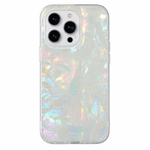 Cute for iPhone 15 Pro Case, Clear Phone Cover for Women Girl and Men, Slim TPU Bumper Shockproof, Pearl Shell Pattern Design, Multicolor - color: Multicolor, size: iPhone 15 Pro