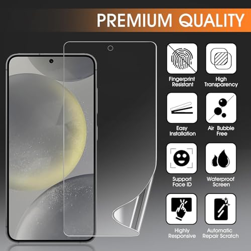 3 Pack Screen Protector Compatible for Samsung Galaxy S26 Ultra, HD Flexible Soft TPU Hydrogel Film for Samsung Galaxy S26 Ultra 5G - Support Fingerprint Unlock, High Sensitivity - size: Samsung Galaxy S26 Ultra