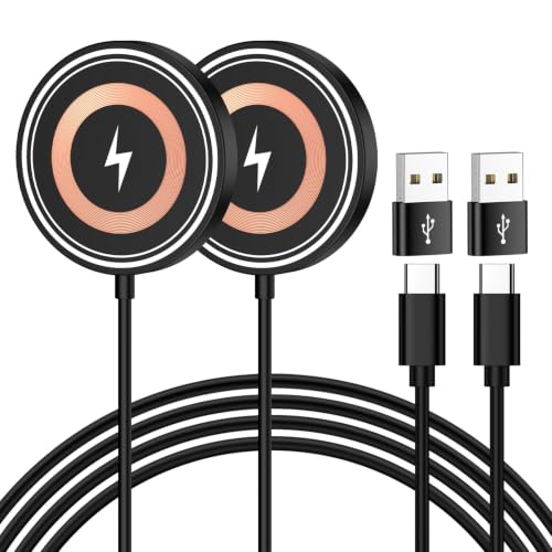 for Samsung S26 Ultra Magnetic Wireless Charger Fast Charging Pad for Galaxy S26 S26+ S25 FE Ultra S24 S23 S22 S21 Z Fold7,15W USB-C/A Android Phone Wireless Magsafe Charger for iPhone 17e 17 16 15 14 - color: Black2