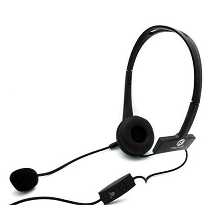 Wired Headset Mono Handsfree Headphone 3.5mm Earphone Earpiece Boom Microphone Single Earbud [Black] for Simple Mobile Samsung Galaxy J7 Sky Pro - Simple Mobile Samsung Galaxy On5