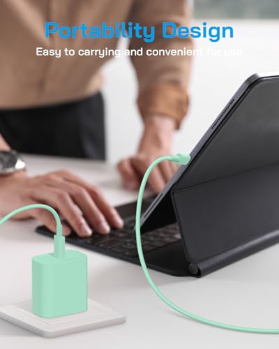 AISNI USBC Charger for iPhone Duo/18 Pro Max/17/16/15 Charger Fast Charging - color: Green
