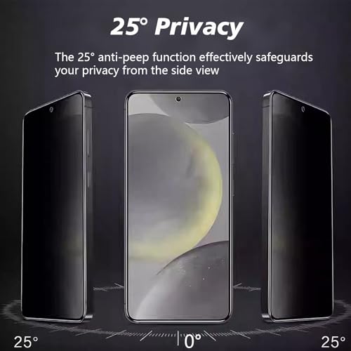 Privacy Screen Protector for Samsung Galaxy S25 Plus,Automatic Alignment - color: [Privacy]-SAM S25 Plus