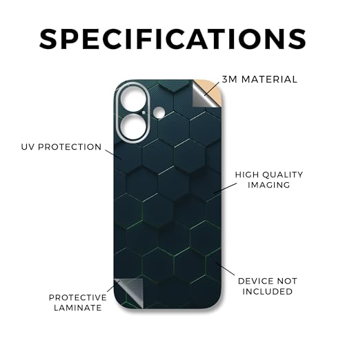 Phone Skin Compatible with Apple iPhone 17 - Acid Hex - Premium 3M Vinyl Protective Wrap Decal Cover - Easy to Apply | Crafted in The USA by MightySkins - color: Acid Hex, size: iPhone 17 (Full Wrap), style: Matte Finish