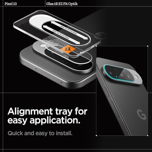 Spigen Glas.tR EZ FIT Optik Camera Lens Protector for Pixel 10 - size: Pixel 10