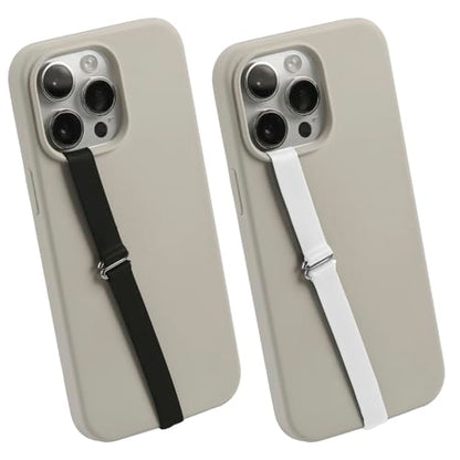 C-Shaped Clip Finger Phone Grip, Silicone Mobile Phone Strap for Phone Case with Clip as Phone Loop Holder