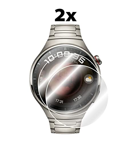 IPG Made for Huawei Watch Series Smartwatch Smart Watch Hydrogel Screen Protector (2 Units) Invisible HD Clear Film Anti Scratch Guard-Smooth/Self-Healing/Bubble Free (Watch 4 Pro) - size: Watch 4 Pro