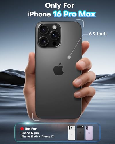 OMOTON Privacy Screen Protector for iPhone 16 Pro Max, Purple/Pink Gradient - size: iPhone 16 Pro Max