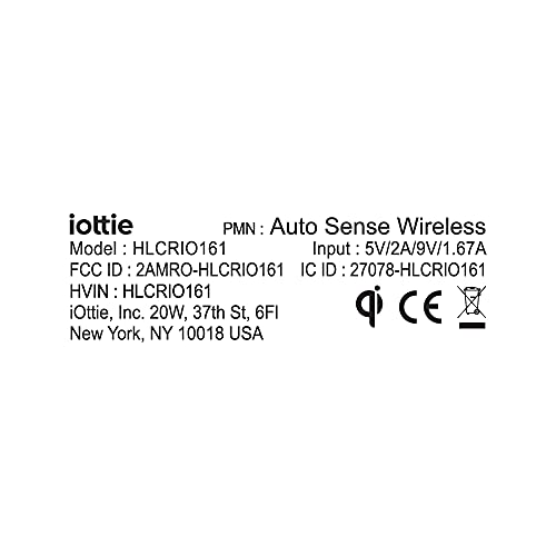 iOttie Auto Sense Qi Wireless Car Charger - Automatic Clamping Dashboard Phone Mount with Wireless Charging for iPhone, Samsung Galaxy, Google Pixel, Huawei, LG, and Other Smartphones - style: Dash & Windshield