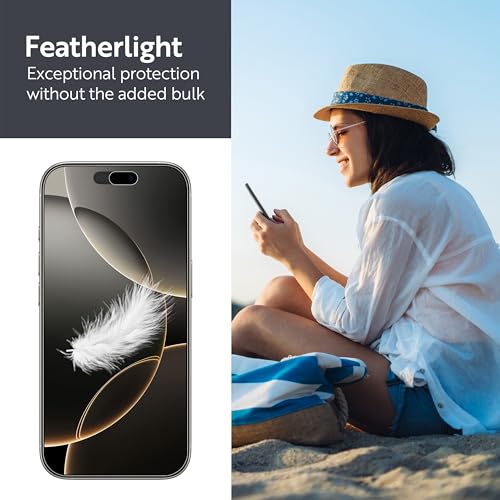 ArmorSuit 2+2 Pack Paper-Feel Texture Full Body Skin + Screen Protector for iPhone 16 Pro MilitaryShield Matte Film - Made in the USA