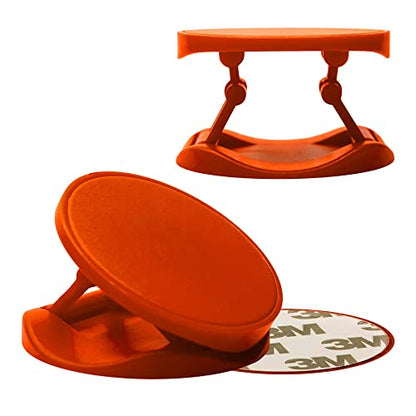 Phone Grip and Stand, Universal Expandable Phone Holder for Smartphones (Orange) - color: Orange