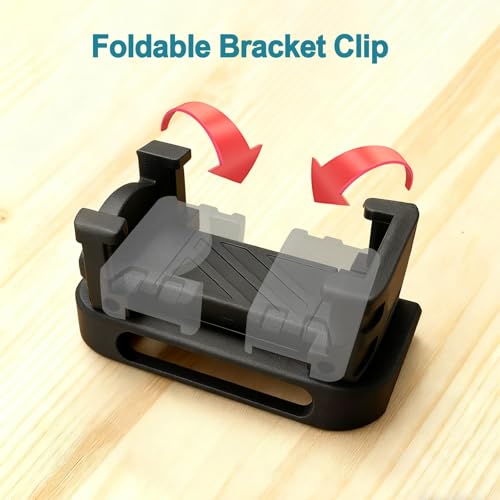 Mobile Clip for Controller, Foldable & Extendable Phone Holder Mount, Adjustable Gaming Clip Bracket for Smartphone, Portable & Secure Design for Comfortable Mobile Gaming (for Micro)
