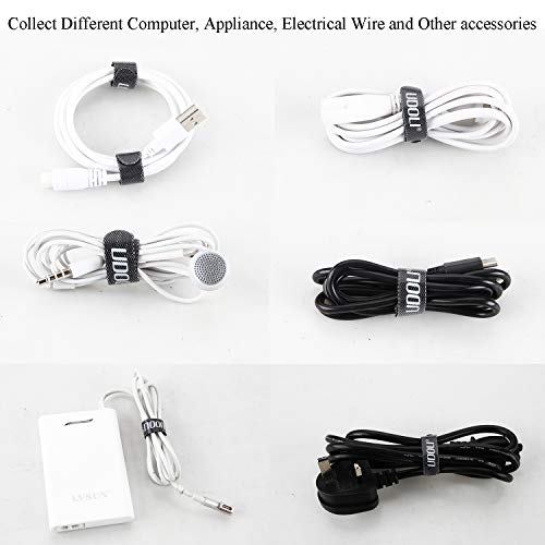 Adjustable Multi Device Organizer Dock Stand Holder, 50 PCS Reusable Cable Ties, Cell Phone Stand for iPhone Samsung Galaxy, Cable Organizer Tool Perfect for Home, Office and Workshop Hook