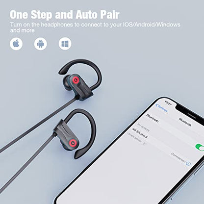 Boean Bluetooth Headphones, Wireless Headphones with AI Music Generation - color: Black