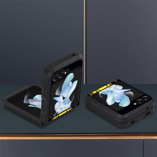for Samsung Galaxy Z Flip 5 Case, Heavy Duty Dual Layer Hybrid Military Grade Shockproof Drop Folding Protective Cover for Samsung Galaxy Z Flip 5 5G 2023, Cool Deer with Sunglasses - color: Cool Deer with Sunglasses