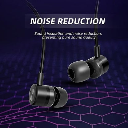 MORMOQUE EP-06 USB Type C Earbuds in-Ear Wired Earphones,Built-in HD Microphone Magnetic Headphones, Clear Sound Quality bass Noise Cancelling Ear Buds