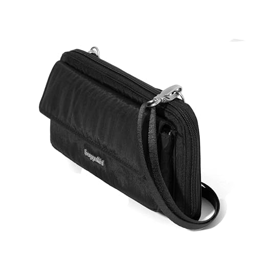 Baggallini Rfid Phone Wallet Crossbody - color: Black