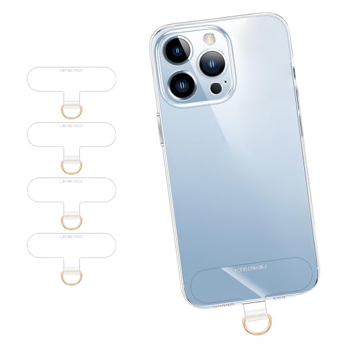 Clear Phone Tether Tab Thinner TPU Phone Lanyard Tab(4*clear) - color: 4*clear