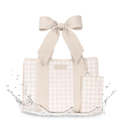 Case-Mate Jelly Tote Bag - color: Latte Gingham
