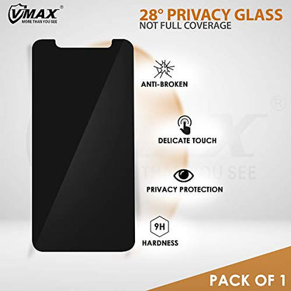 Iphone Privacy Screen Protector Compatible with Pro/X/XS Anti Spy Tempered Glass 28” Keep onlookers Away from Your Personal Information with Our 1 Pack Privacy Screen Protector 5.8 inch