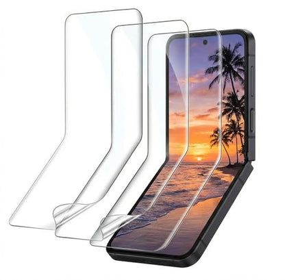 3 Pack for Samsung Galaxy Z Flip 6 Screen Protector [Not Glass], Anti-Scratch, Compatible Fingerprint, Full Adhesive Flexible Film for Samsung Galaxy Z Flip 6 - size: for Samsung Galaxy Z Flip 6