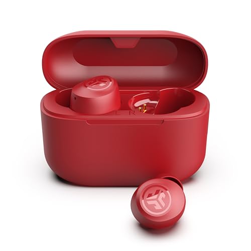 JLab Go Air Pop+ Earbuds, Dual Connect, EQ3 Sound, Rose - color: Rose, style: Matte