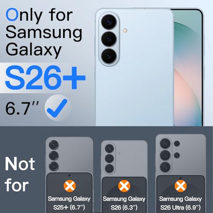 JETech Privacy Screen Protector for Samsung Galaxy S26 Plus, 2+2 Pack - size: Galaxy S26 Plus
