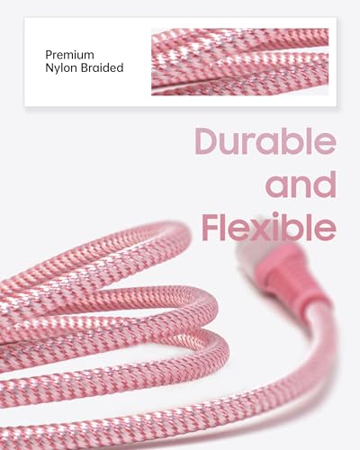 USB to Lightning Cable [Apple MFi Certified] iPhone Charger Long 10FT 3Pack - color: Pink, size: 10FT, style: USB A to Lightning