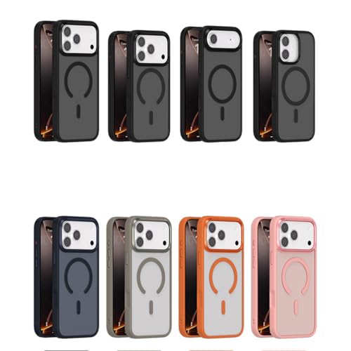 Clear Case for iPhone 17 Pro Max/17 Pro/17 Air/17, Yellowing Resistant PC Back Magnetic Case Camera Protective - color: Blue, size: 17 Air