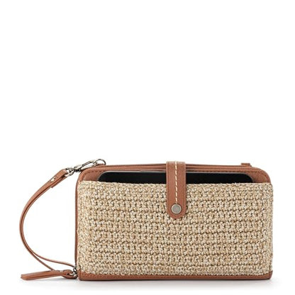 The Sak Iris Smartphone Crossbody Purse - Small Women's Cellphone Bag & Wallet For Everyday- Convertible Wristlet With Zipper | Fits Most Smartphones, Card Slots & Zip Pocket, Detachable Wristlet & Crossbody Straps, Hands-Free for Travel & Errands - color