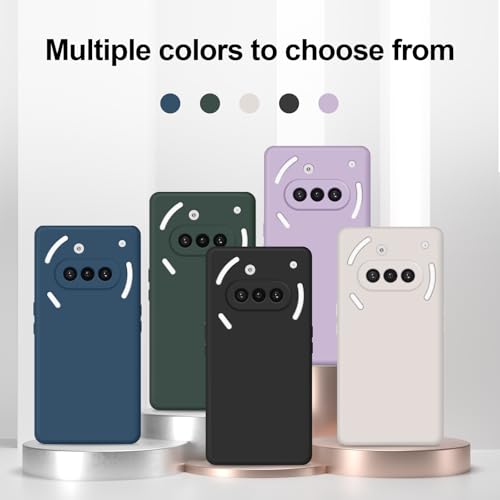 GiiYoon Silicone Case for Nothing Phone 3a, Blue - color: Blue, size: Nothing Phone 3a