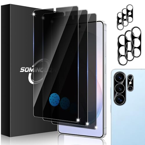 3+3 for Samsung Galaxy S26 Ultra Privacy Screen Protector Camera Protector - size: Galaxy S26 Ultra Privacy