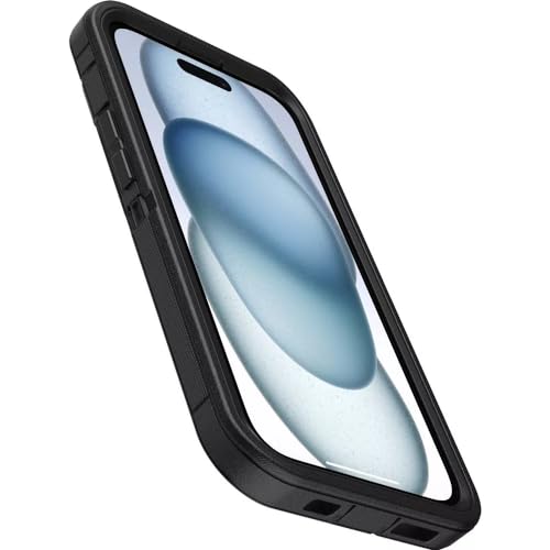 OtterBox iPhone 15, iPhone 14, & iPhone 13 (Only) - Defender Series Case - Black - Screenless - Rugged & Durable - with Port Protection - Holster Clip Includes - Microbial Defense Protection - color: Black
