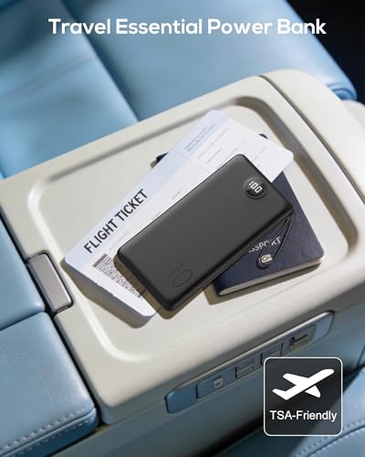 VEEKTOMX 10000mAh Portable Charger with Built-in Cables - color: 10000mAh Black