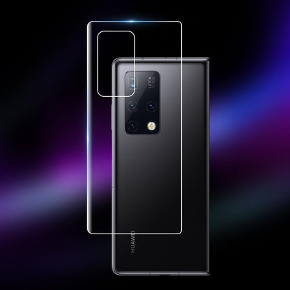 Ultra Thin Hydrogel Film for Huawei Mate X2 MateX2 5G Soft TPU Front Back Full Cover Screen Protector Transparent Protective Film (Not Tempered Glass) (Back Film,Huawei Mate X2) - color: Back Film