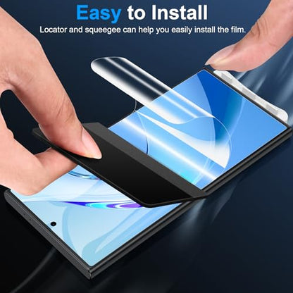 LYWHL 5 Pack for Samsung Galaxy S22 Ultra Screen Protector [Like Original Fingerprint Unlock], Real Invisible Self-Healing Protective Film [Not Glass], HD Clear, Case Friendly, Scratch-Resistant - size: 6.8 inch - Samsung Galaxy S22 Ultra