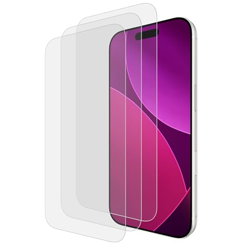 Case-Mate iPhone 17 Pro Max Screen Protector with Installation Tray - Clear | [Pack of 3] Durable & Anti-Scratch Tempered Glass with Touch Sensitivity - Ultra High Clarity, Case-Friendly & Easy to Apply - size: iPhone 17 Pro Max