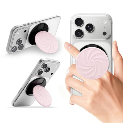 ORNARTO Vortuxe for MagSafe Phone Grip with Kickstand, Chalk Pink - color: Chalk Pink