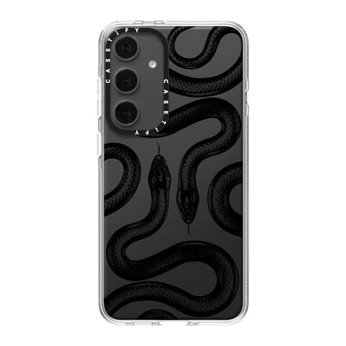 CASETiFY for Galaxy S24+ Case - Impact Clear | Not Yellowing | 6.6 ft. Drop Protection | Black Kingsnake | Clear - color: Black Kingsnake, size: Galaxy S24+
