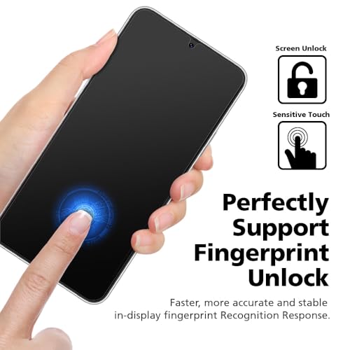 2-Pack Anti Glare Matte Privacy Screen Protector for Samsung Galaxy S26 [0.1S Fingerprint ID Unlock][Anti Spy PET Flexible Film][Bubble-Free Easy Installation with Alignment Jig] - size: Galaxy S26