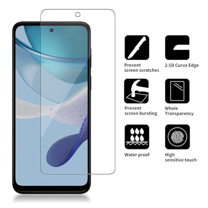 [4 Pack Glass Screen Protector Compatible for Motorola Moto G 5G (2023) / XT2313 [9H Hardness]-HD Screen Tempered Glass, Scratch Resistant,Easy Install [Case Friendly] - size: Moto G 5G (2023)