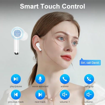 Pixel Earbuds,Wireless Buds for Google Pixel 11,11Pro,11 Pro XL,11 Pro Fold - color: White-3