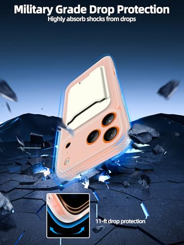 TopMade for iPhone 17 Pro Case with Mag-Safe Wallet, 4 Cards Holder White - color: White, size: iPhone 17 Pro
